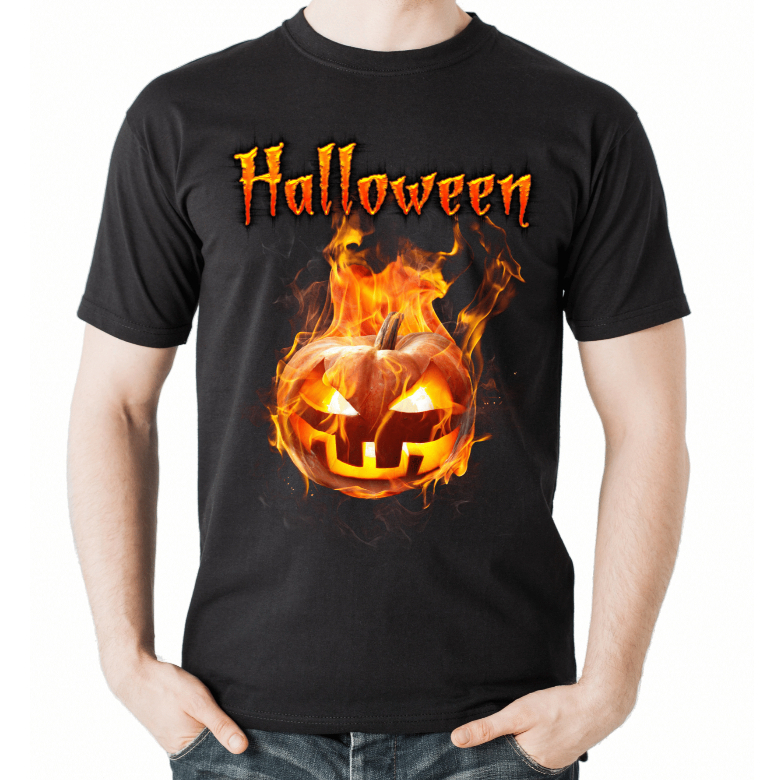 Camiseta Abóbora Camisa Adulto e Infantil Halloween Dia das Bruxas 100% Algodão