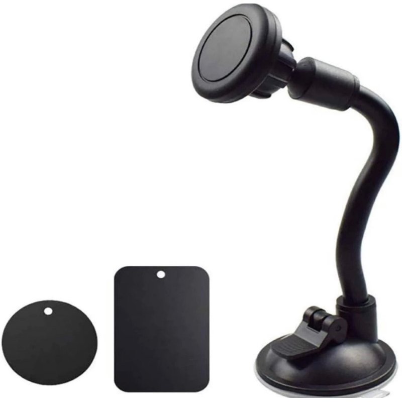 Suporte Magnético de Celular para Carro com Ventosa Forte Flexível Ajustável Completo em Oferta na Shopee