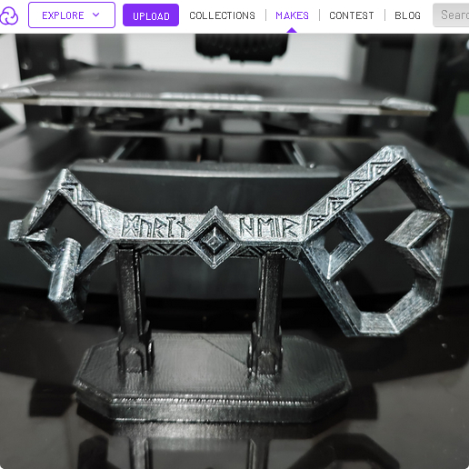 Chave de Erebor - Em impressão 3D de resina (colecionável)