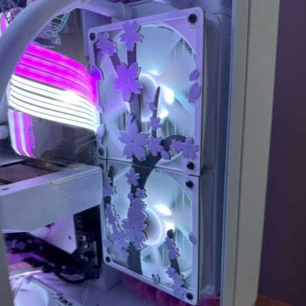 Kit grade fan 120mm 240mm 360mm - sakura lilas