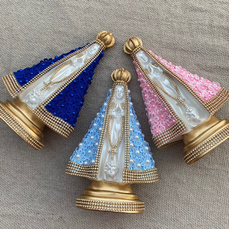 Nossa Senhora Aparecida Flores Guipir e Pérola / Nossa Senhora Aparecida Delicada / Lembrança de Casamento