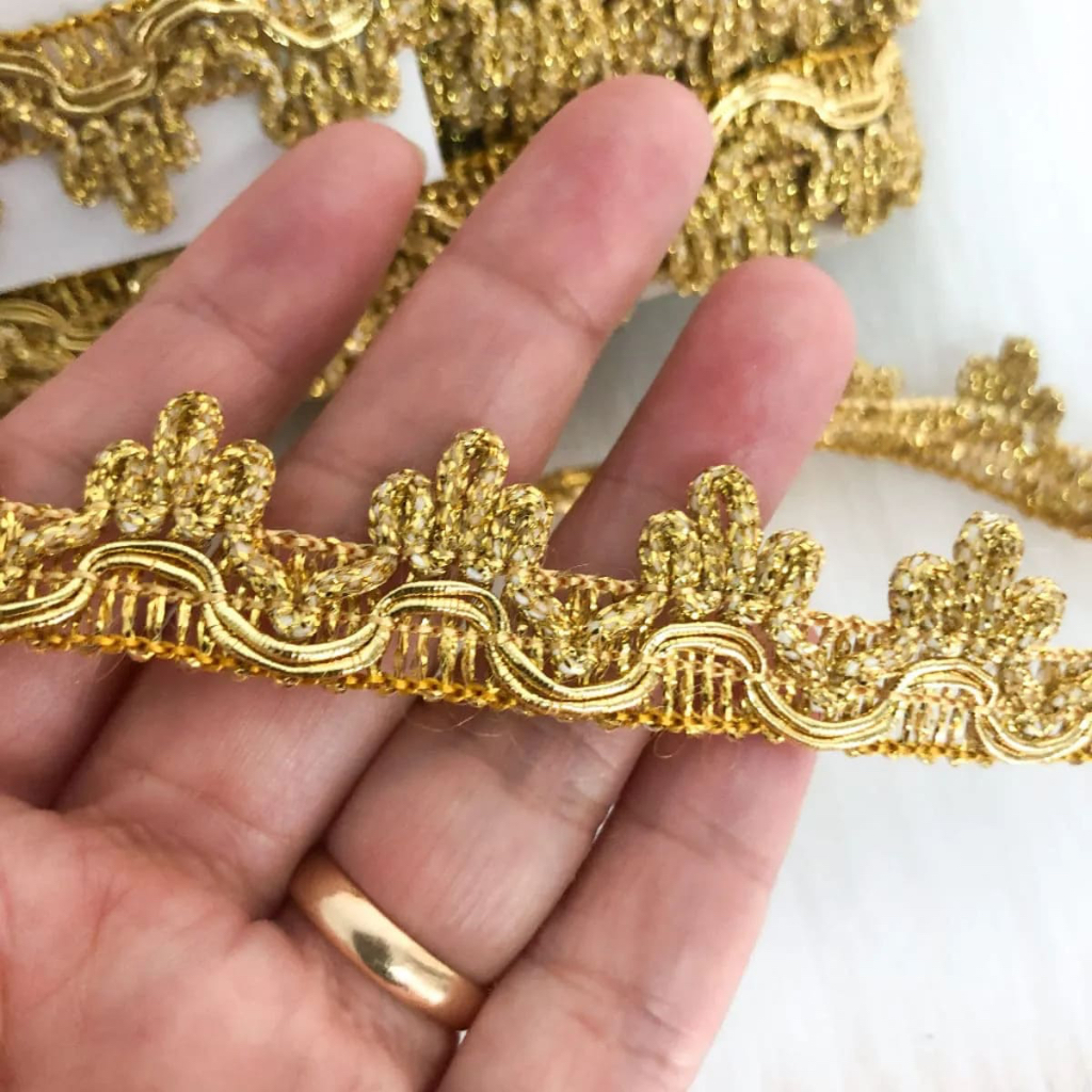 Passamanaria São José 7831 - Dourado - 10 Metros em Oferta na Shopee