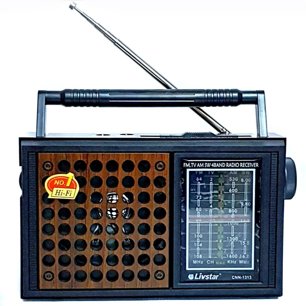 Radio Portatil Am Fm Som de tv Pilha 110v 220v