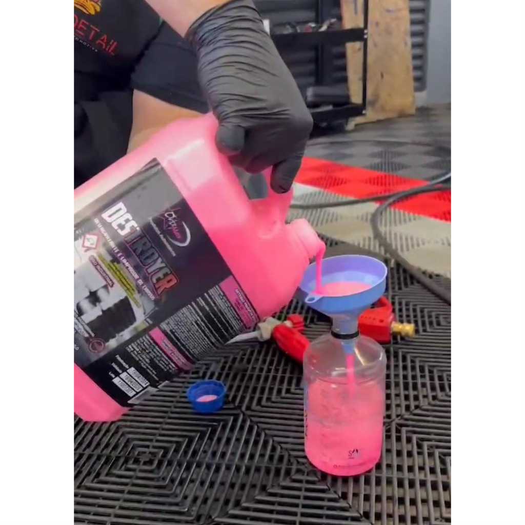 Destroyer Desengraxante para Chassis Rosa Solupan 1x10 Ortemax 5 Litros