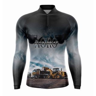 Camisa Esportiva com Proteção UV 50+ Masculina - Não desbota - | Estampada - Frescor e Durabilidade em Oferta na Shopee