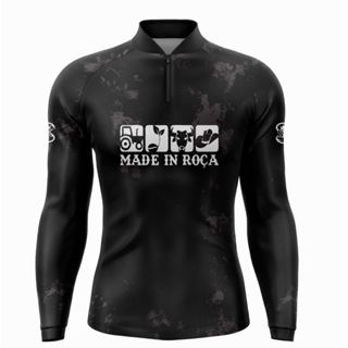 Camisa Masculina com Proteção UV 50+| Estampada Premium - Secagem Rápida e Conforto em Oferta na Shopee