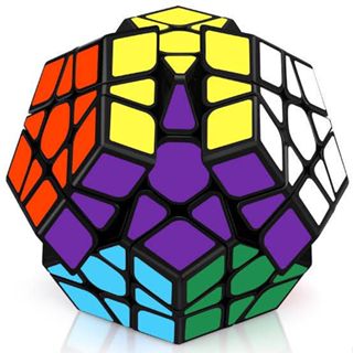 cubo mágico megaminx Sheng shou preto em Oferta na Shopee