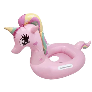 Boia Unicornio Glitter Redonda Infantil Piscina Mar - 70cm