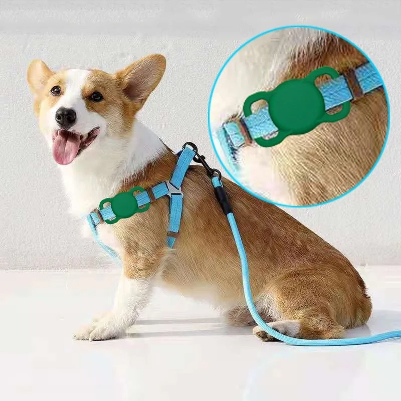 case capa capinha para airtags para pet cachorro gato de silicone