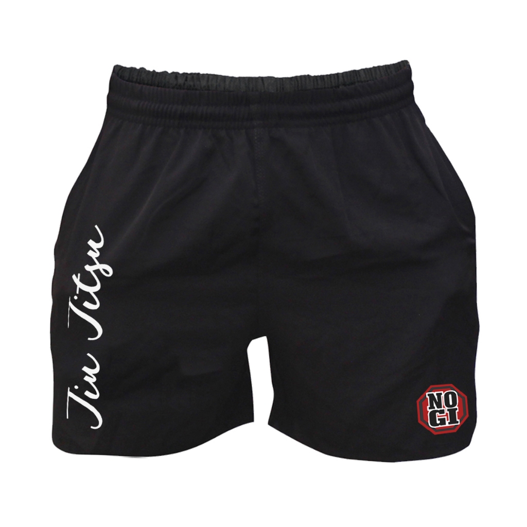 Short Bermuda Nogi Jiu Jitsu Com Corte Lateral Elastano Treino Academia MMA
