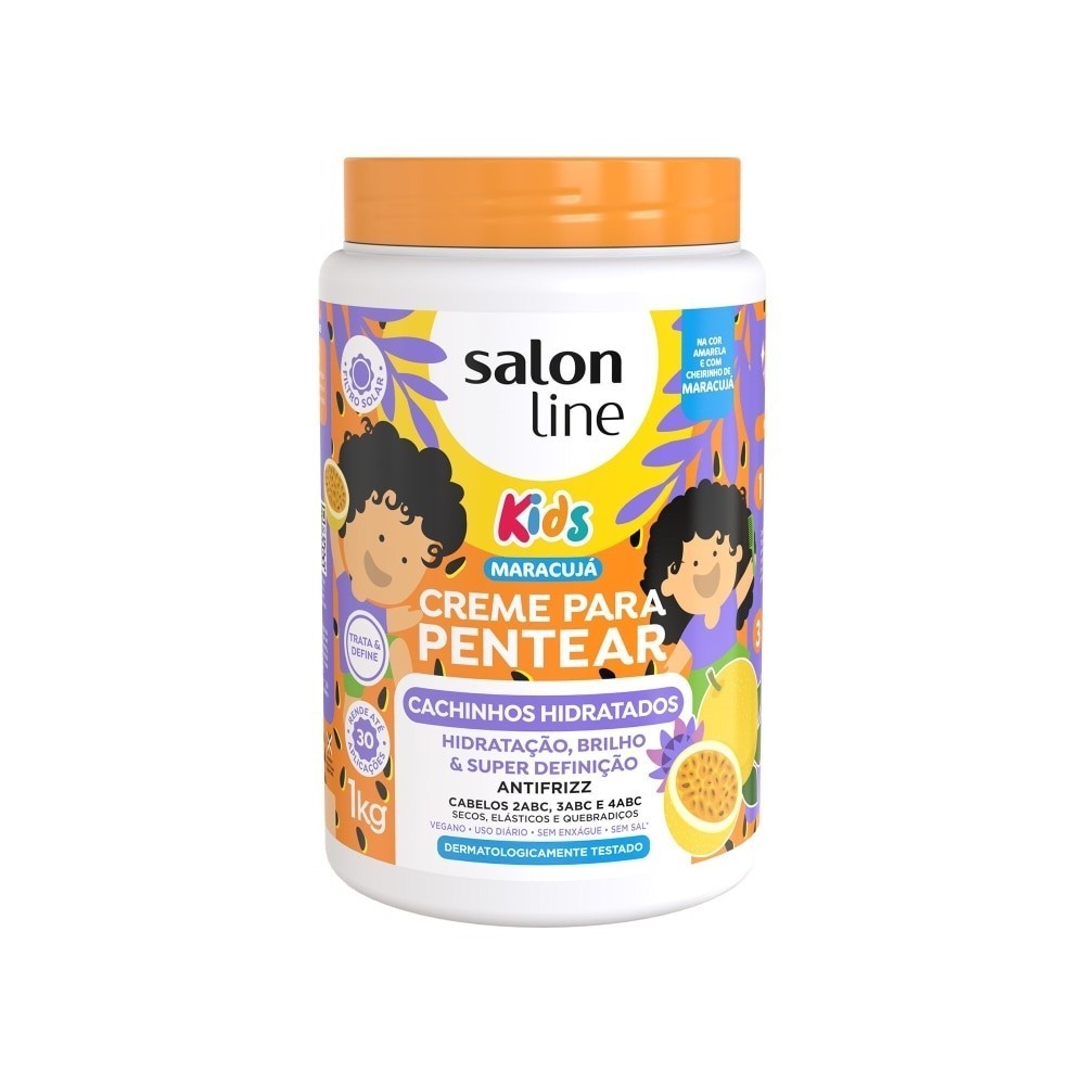Salon Line Creme De Pentear Kids Maracujá 1KG