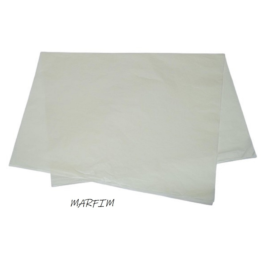 Papel de Seda MARFIM AC78 50x70 Pacote C/100 Unidades