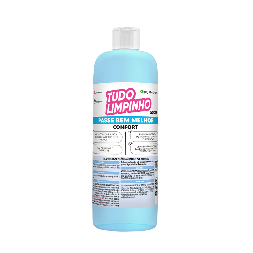 PASSE BEM MELHOR 500ML TUDO LIMPINHO