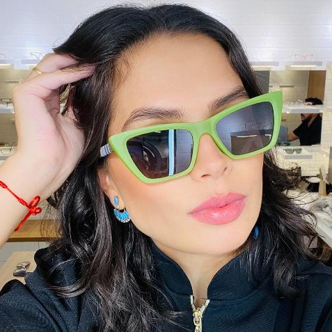 Óculos De Sol Feminino Polarizado Gatinho Blogueira Fashion Várias Cores Promoção Proteção UV400