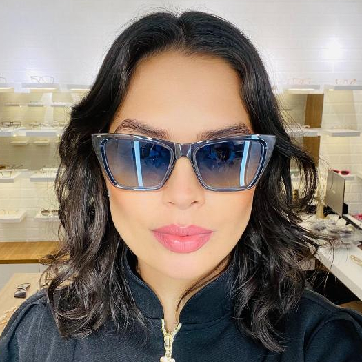 Óculos De Sol Feminino Retangular Feminino Polarizado Vintage Promoção Proteção UV400