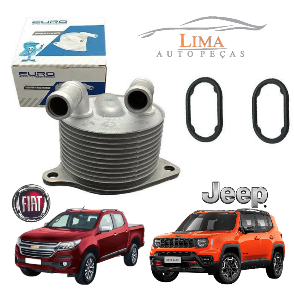 Resfriador Trocador de Calor Câmbio Automático Jeep Renegade Compass Fiat Toro