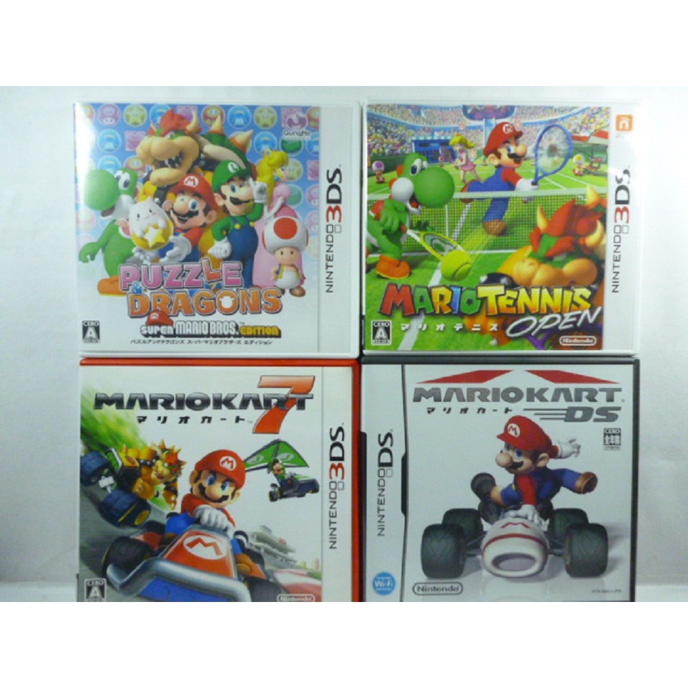 Mario Kart 7 Mario Kart Ds Puzzle Dragons Mario Mario tennis Open 3DS