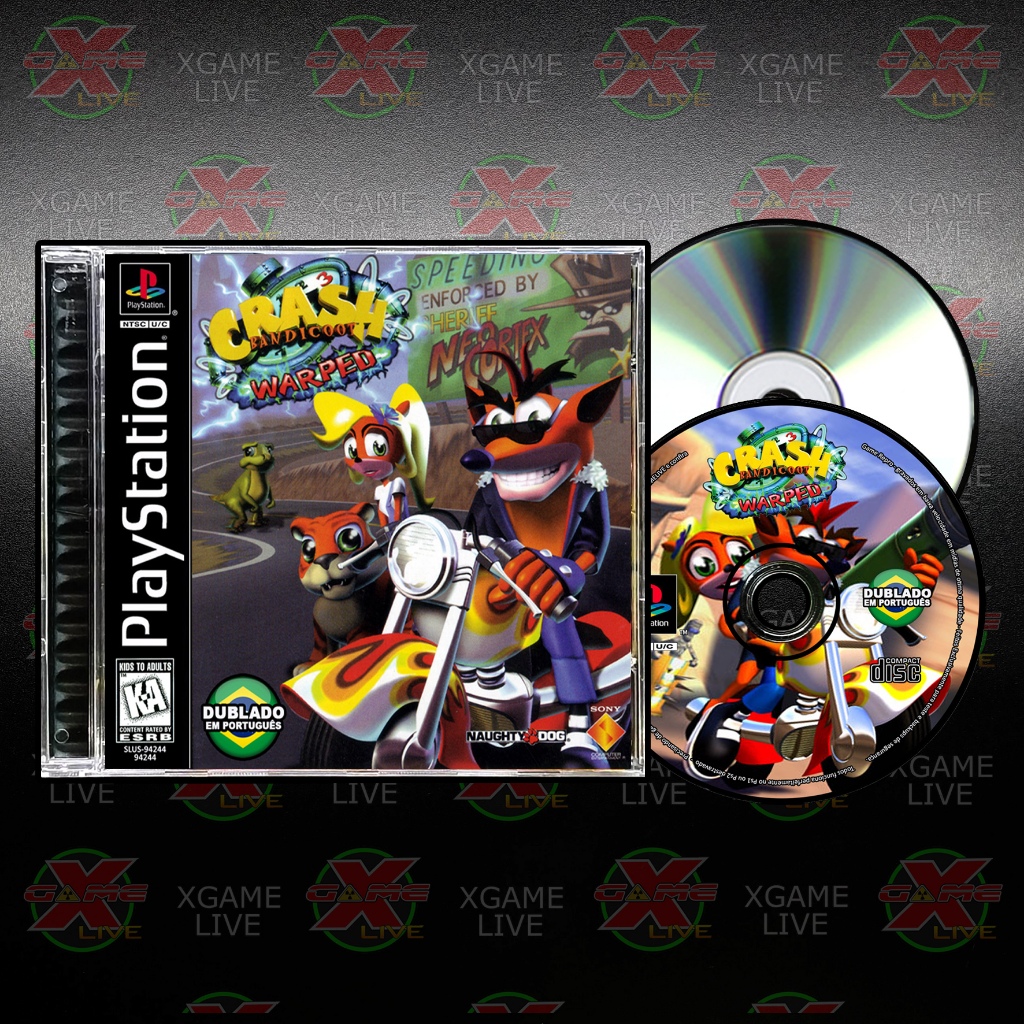 Crash Bandicoot 3 - Dublado Português - PS1 By XGAMELIVE
