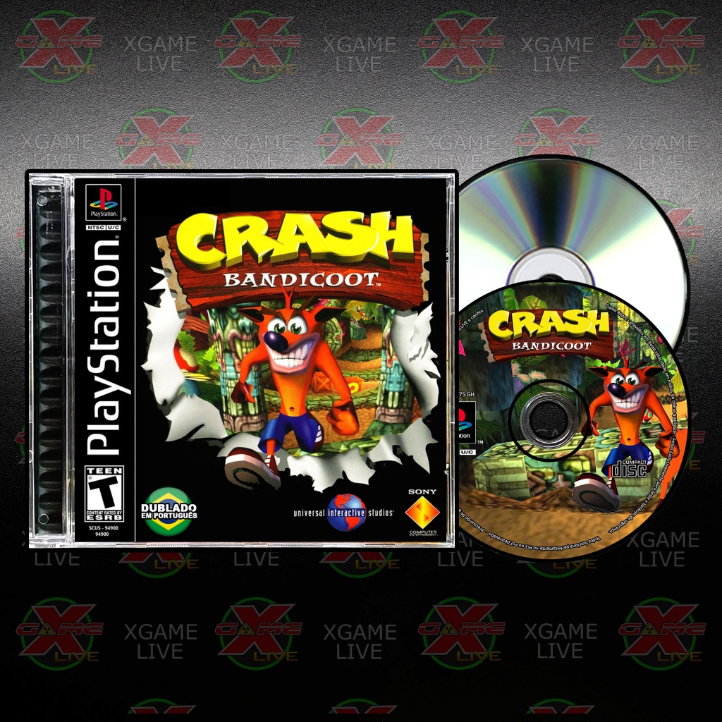 Crash Bandicoot Dublado Português - PS1 By XGAMELIVE