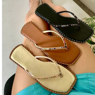 SANDÁLIA FIO DENTAL FEMININA  RASTEIRINHA BARATA SOLADO PONTO OURO SUPER PROMOÇÃO. em Oferta na Shopee