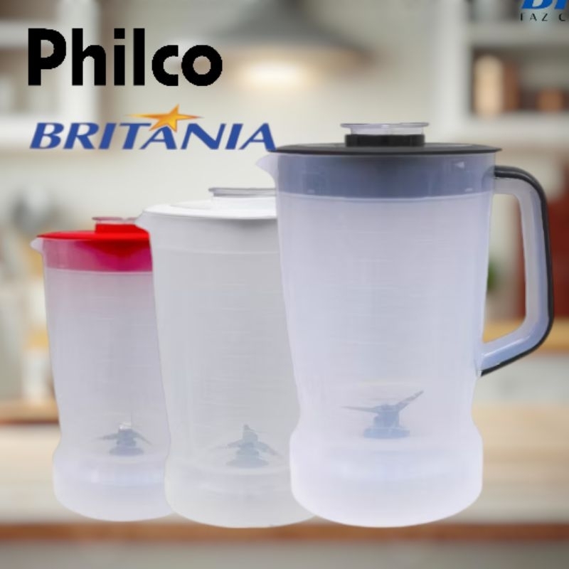 Copo Liquidificador Blq1280 PH 800 Touch Plq Plq 950 Britania Diamante 1000 Turbo Blq Plástico Jarra Compatível Filco