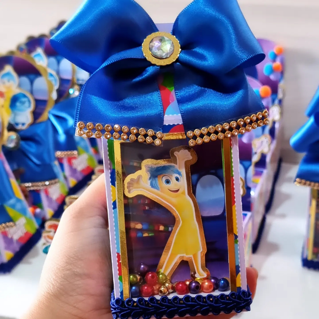 Kit Lembrancinha DivertidaMente Personalizado Decoração Festa infantil Caixinha DivertidaMente Papelaria Divertida Mente