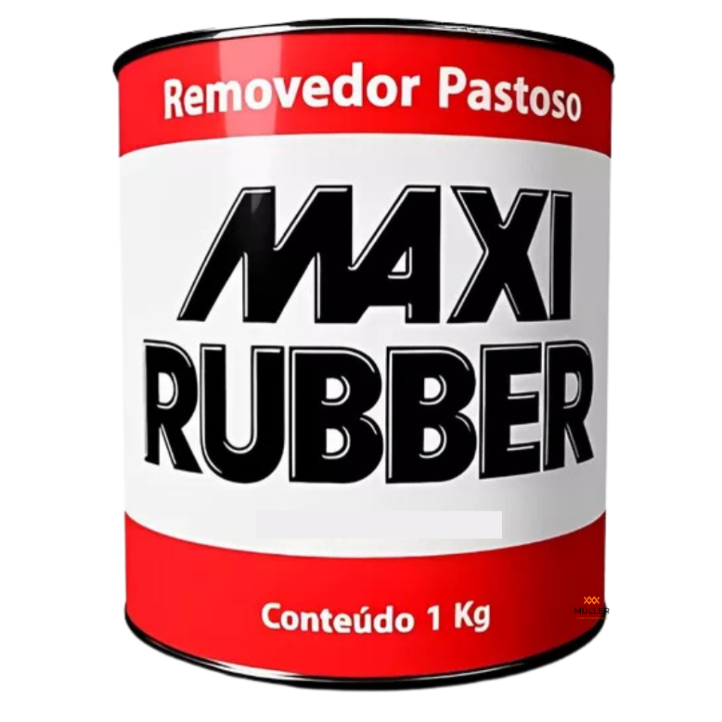 Removedor De Tinta Pastoso 500g ou 1Kg Maxi Rubber em Oferta na Shopee