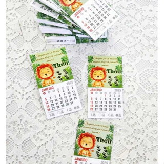 20 Mini Calendário Personalizado 2026 em Oferta na Shopee