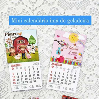 30 mini calendário personalizado 2026 em Oferta na Shopee