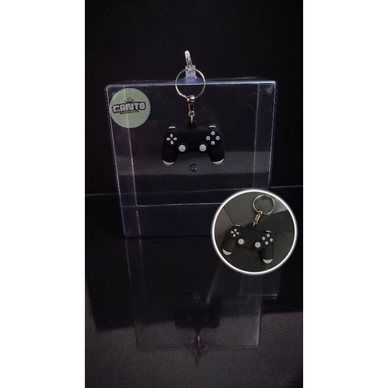 Chaveiro Divertido Controle de Videogame, Decoração em Plástico Flexível ps4