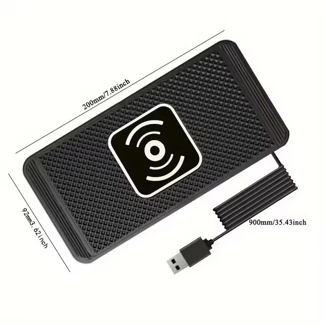 Carregador Veicular por indução De Silicone 15w Para Carro em Oferta na Shopee