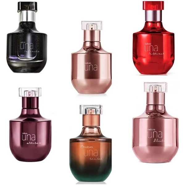 Natura Una Deo Parfum Feminino 75 ml (Blush, Instinct, Infinito, Artisan, Senses, Somos e Tradicional/Clássico) Perfume