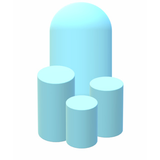 TRIO CAPAS MESAS CILINDROS + capa para painel romano 2M X 1M MESMA COR DOIS LADO em Oferta na Shopee