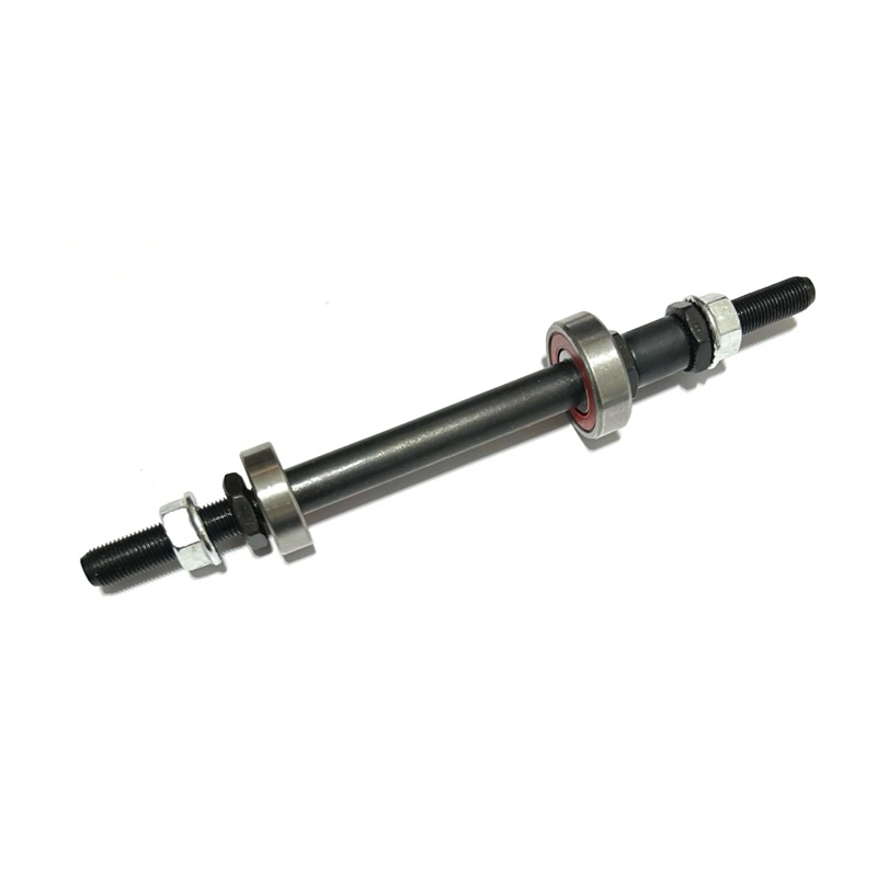 Um Eixo Traseiro Bike NIPARTE Cubo 3/8" x 194mm Com 2 Rolamentos Para Bicicleta