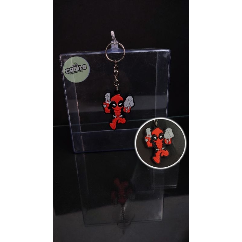 Chaveiro Deadpool Marvel para chaves presente vermelho