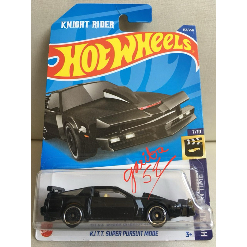 HOT WHEELS KITT SUPER PURSUIT MODE K.I.T.T. KNIGHT RIDER SUPER MAQUINA 2022 HW SCREEN TIME GARIBA58