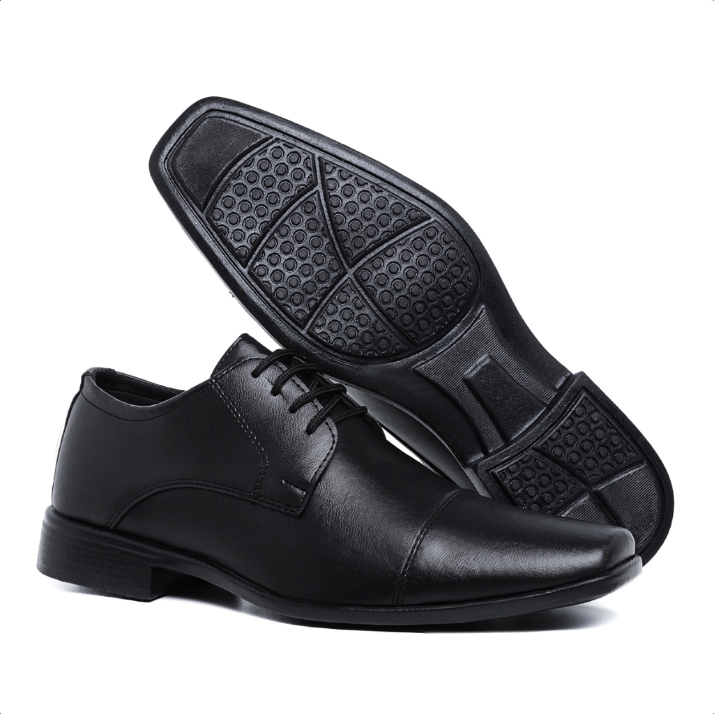 Sapato Social Masculino de Amarrar bastante Confortável para o Dia a Dia Direto da Fábrica em Oferta na Shopee