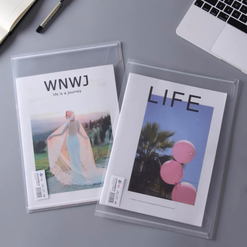 Kit 36 peças/Pasta Envelope Com Zíper A4 Serena Tom Pastel