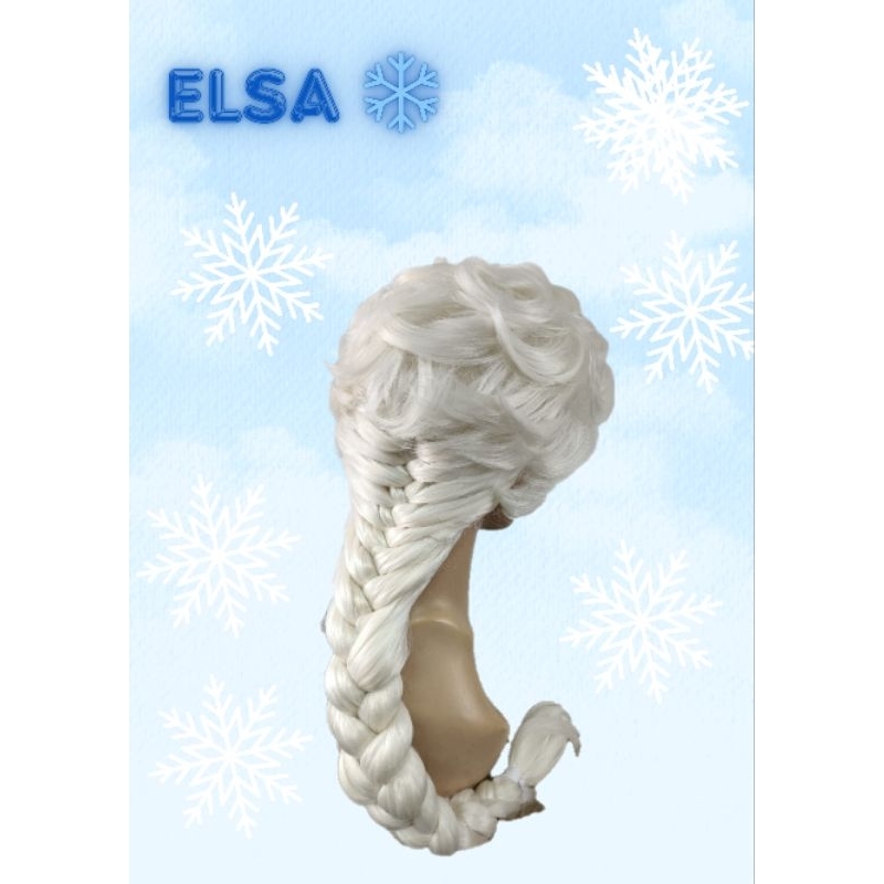 Peruca Elza Frozen Let it go, Peruca de Personagens, Perucas Princesas Perucas Personalizadas Fio Nacional