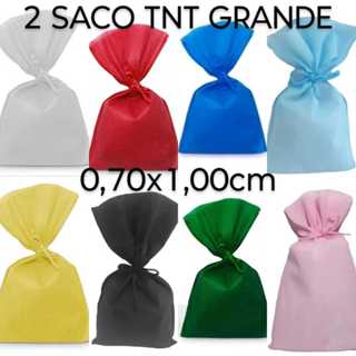 Saco Gigante Grande de TNT 0,70X100 C/ Cordão Náutico para Amarrar, Presente, Sacolinha de Natal em Oferta na Shopee
