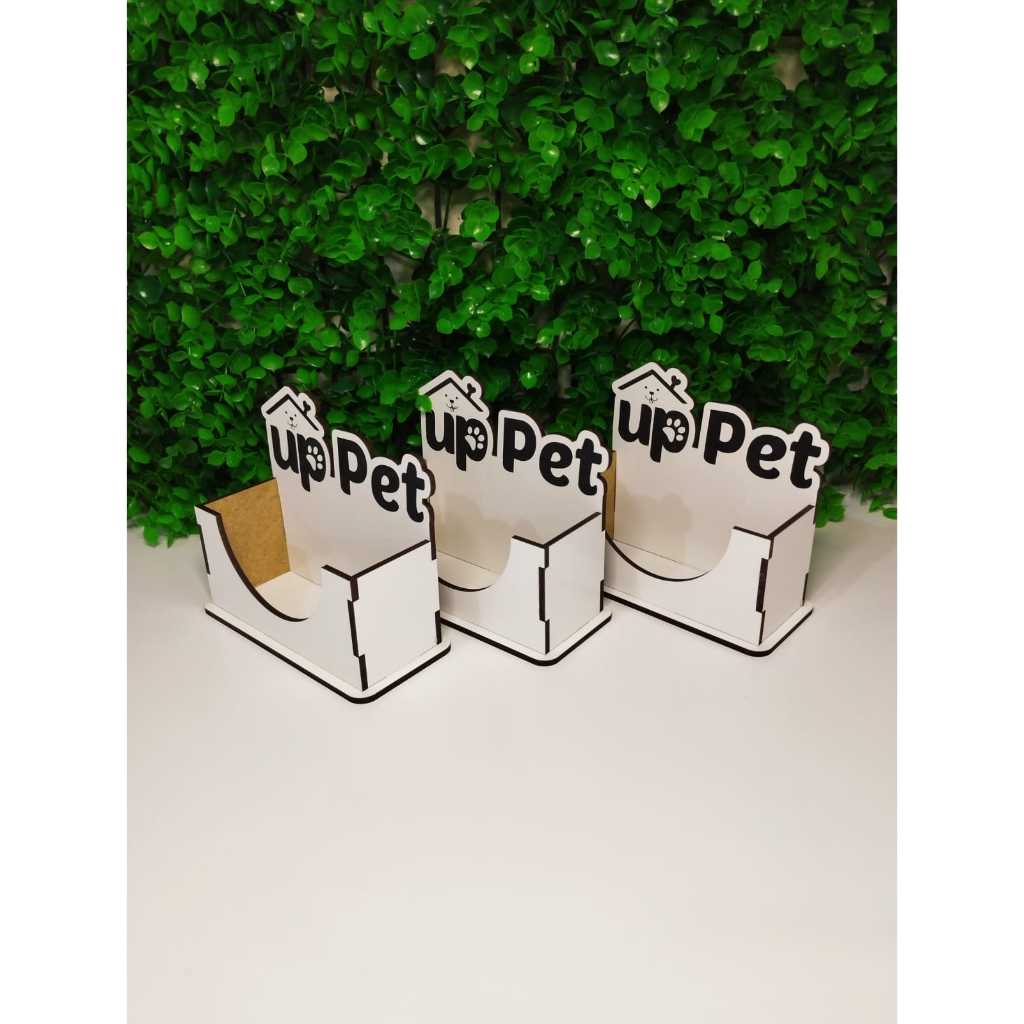 Porta Cartão de visita - cabem 100 cartoes de visita - personalizado com logomarca