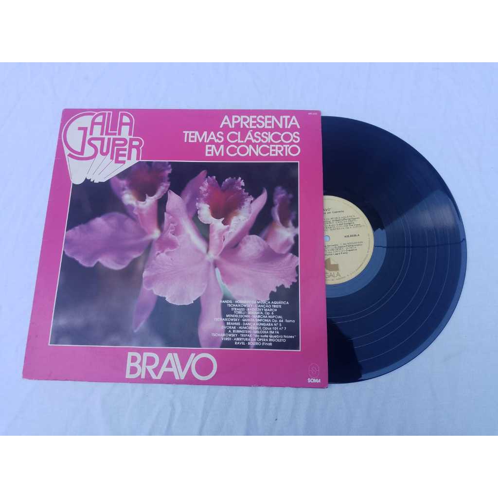 Lp Gala Super Apresenta Temas Clássicos Em Concerto - Bravo
