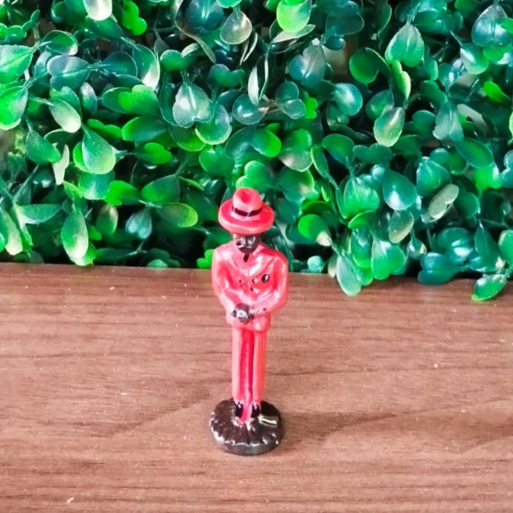 zé Pelintra de Chumbo Vermelho Belissimo .