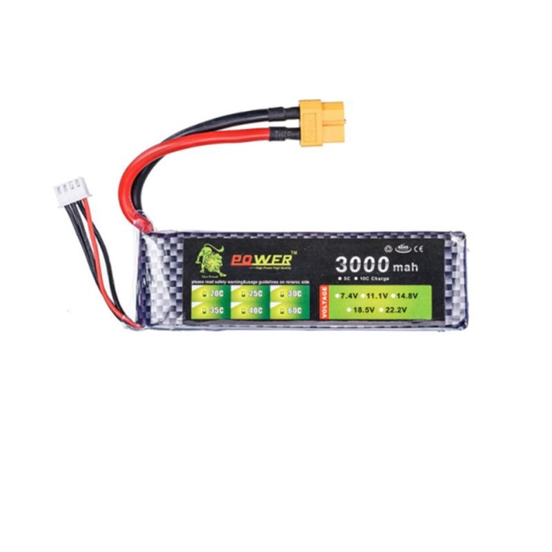 Battery Lipo 11.1v 3000mah 30c Aeromodelo Drone DJI 1 Melhor do Mercado