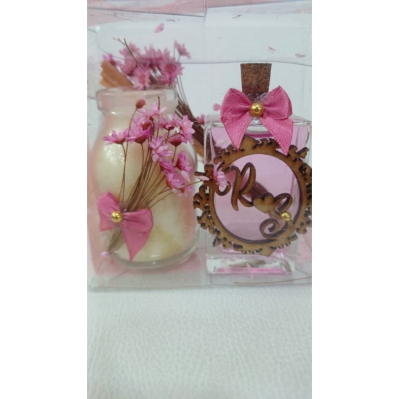 Lembrancinha 15 anos aniversário casamento bodas  kit vela aromática e aromatizador 20 kits