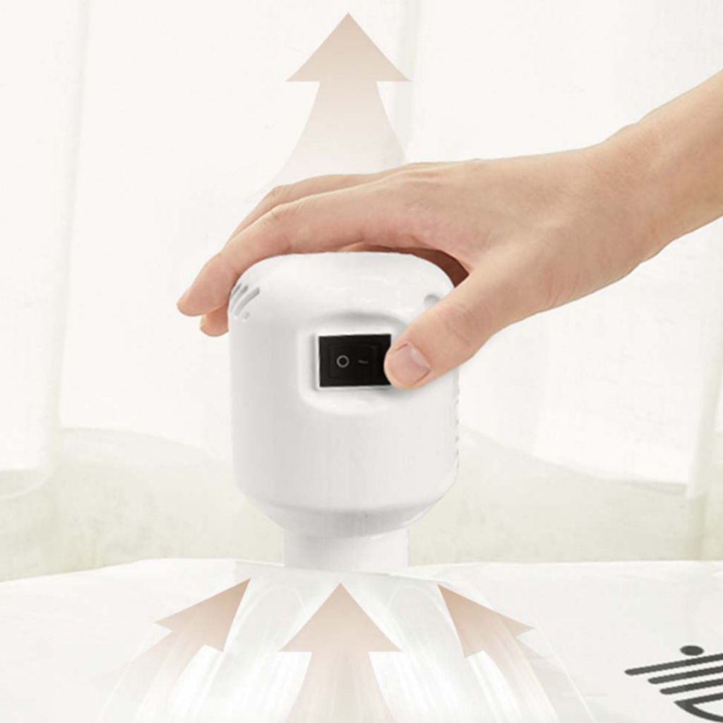Bomba Elétrica 220V Ou 110V  Automática Sucção Para Saco A Vácuo Organizador Roupas Edredom