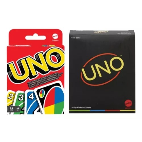 Kit de Jogo UNO tradicional + Uno minimalista - Genérico Mattel