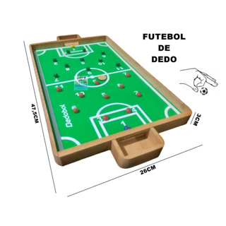 FUTEBOL DE BOTÃO/PETELECO/DEDOBOL EM MADEIRA MDF em Oferta na Shopee