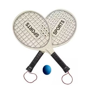 Kit 2 Raquetes de Tênis de Praia Frescobol Beach Tennis + 1 Bola-envio imediato em Oferta na Shopee