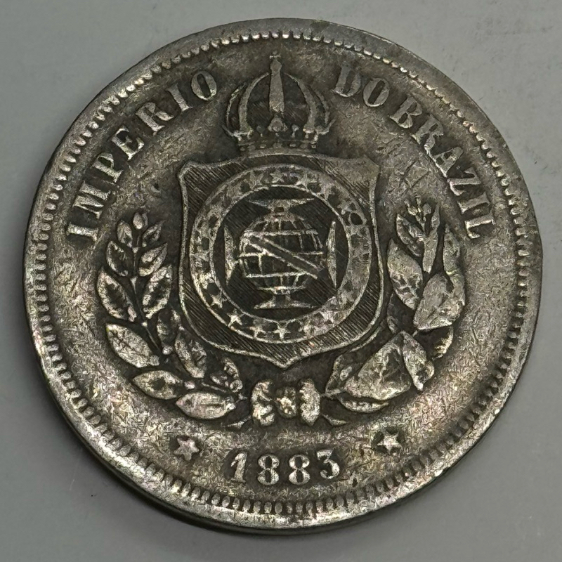 moeda 100 réis ano 1883
